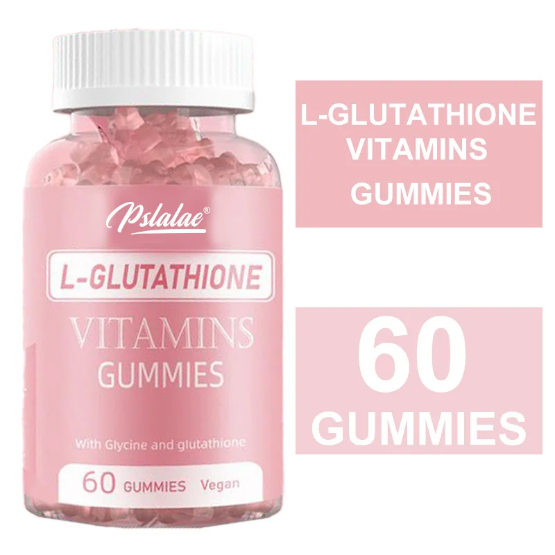 

Glutathione Vitamin Gummies - With Vitamin C, Brighten Skin Tone, Whiten and Anti-aging, Anti-oxidation, Enhance Immunity