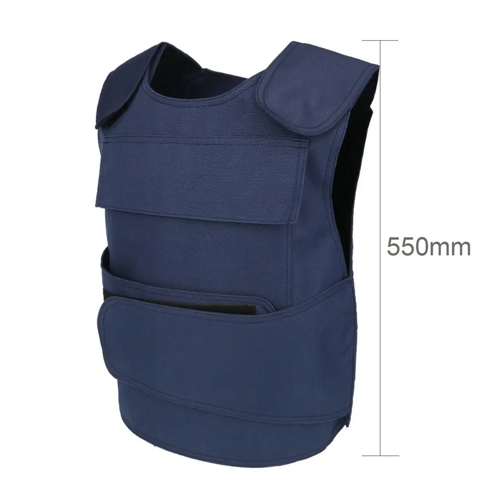 55cm Bewakingsvest Steekwerend Vest Cs Veld Echt Tactisch Vest Kleding Snijbestendig Beschermende Kleding Voor Mannen Vrouwen