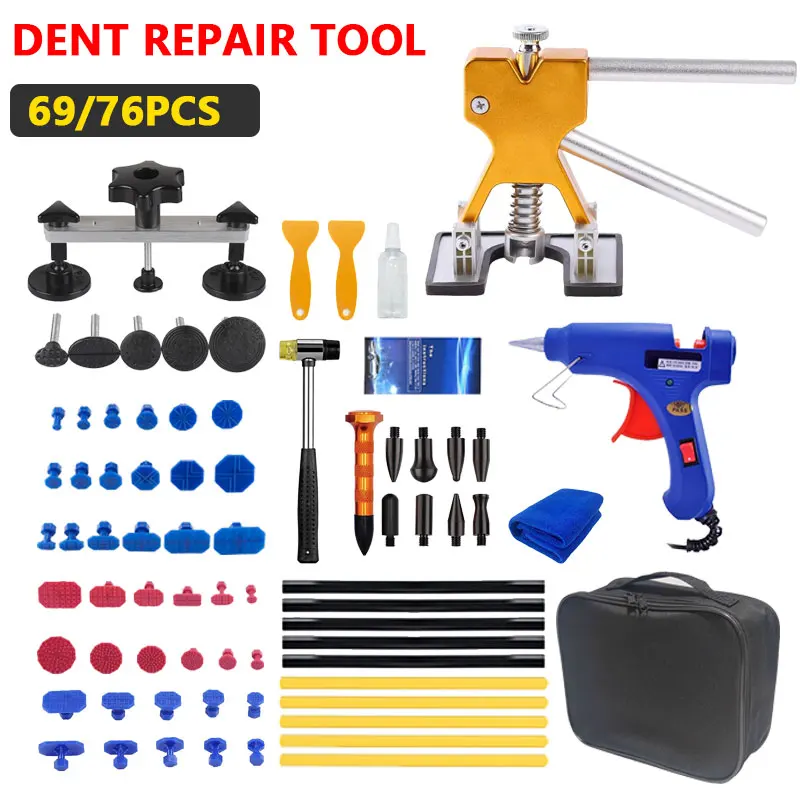 

Car Dent Puller Tool Kit Dent Repair Tools Paintless Removal Kit With Bridge Puller For Auto Body Dent Repair