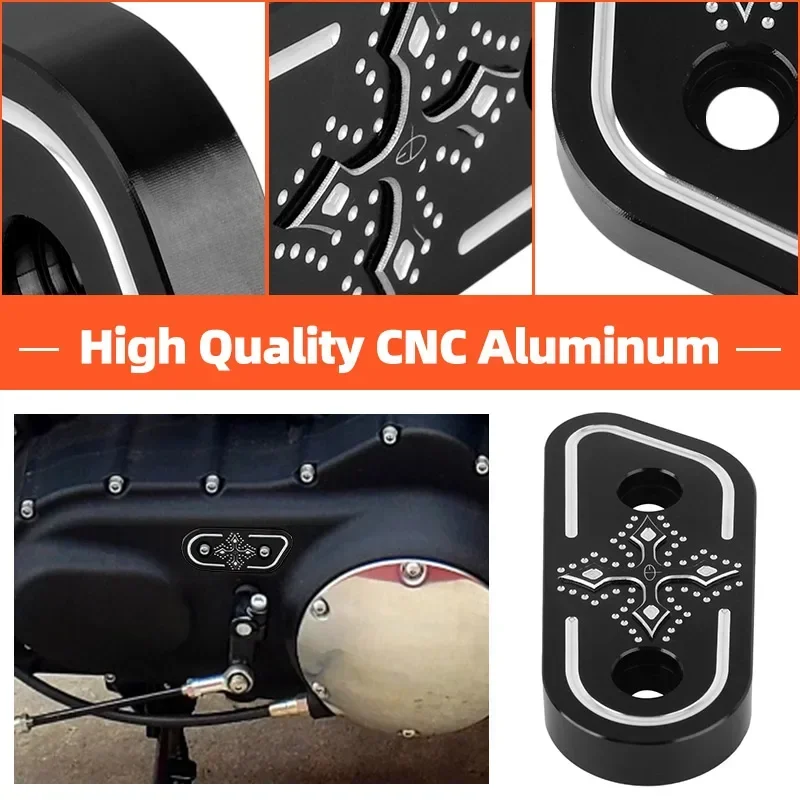 Motorcycle Inspection Cover Clutch Covers Aluminum For Harley Sportster XL 883 1200 48 Iron Forty Eight XL883 XL1200 1986-up