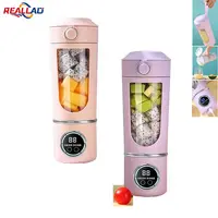 Nuevo Taza de licuadora de jugo eléctrica portátil, 700ML, potente taza de jugo con Motor de 12 hojas, botella de jugo recargable para viaje en el hogar