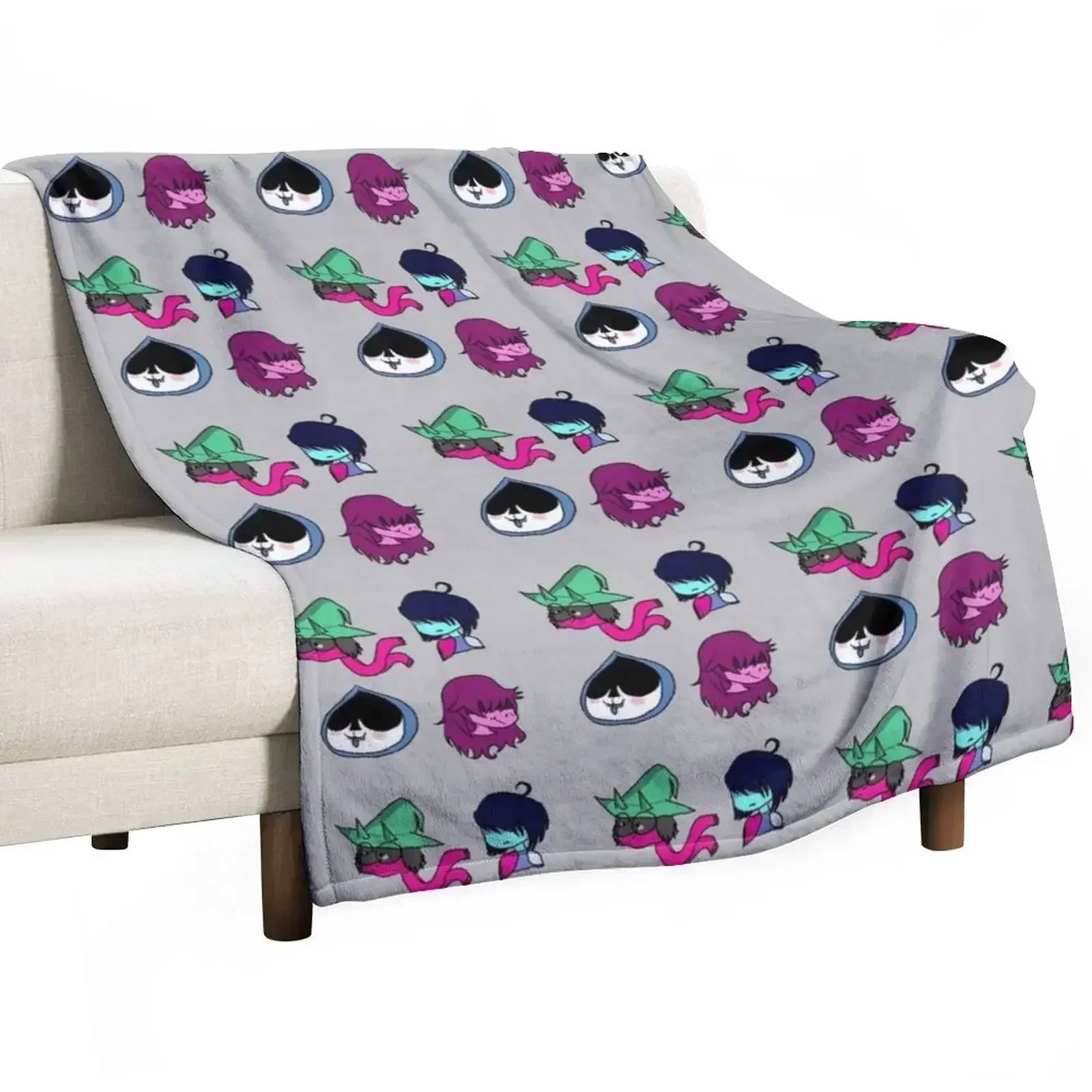 Deltarune Crew Throw Blanket Beach Blankets For Baby Beautifuls Polar Weighted Sofa Throw Blankets