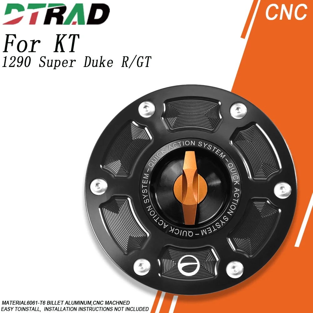 For 1290 Super Duke R/1290 Super Duke GT Quick Action Racing Fuel Tank Cap Motorcycle With Key Anti-Theft Engine Oil Filling Cap