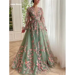 Lena Custom Made Luxurious Women's Evening Dresses D/party Party Dress for Wedding Flower Lace Ball Gowns Prom Dresses 2025