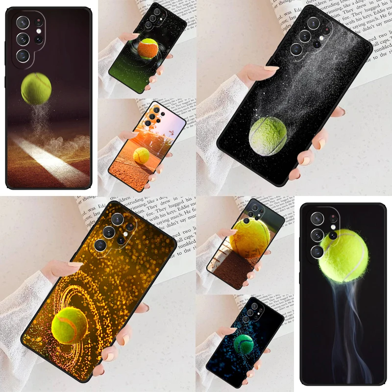 Tennis ball movement Phone Case For Samsung Galaxy S24 S23 S22 S21 Ultra S10 Note 10 Pro S20 Plus FE S9 S8 Cover