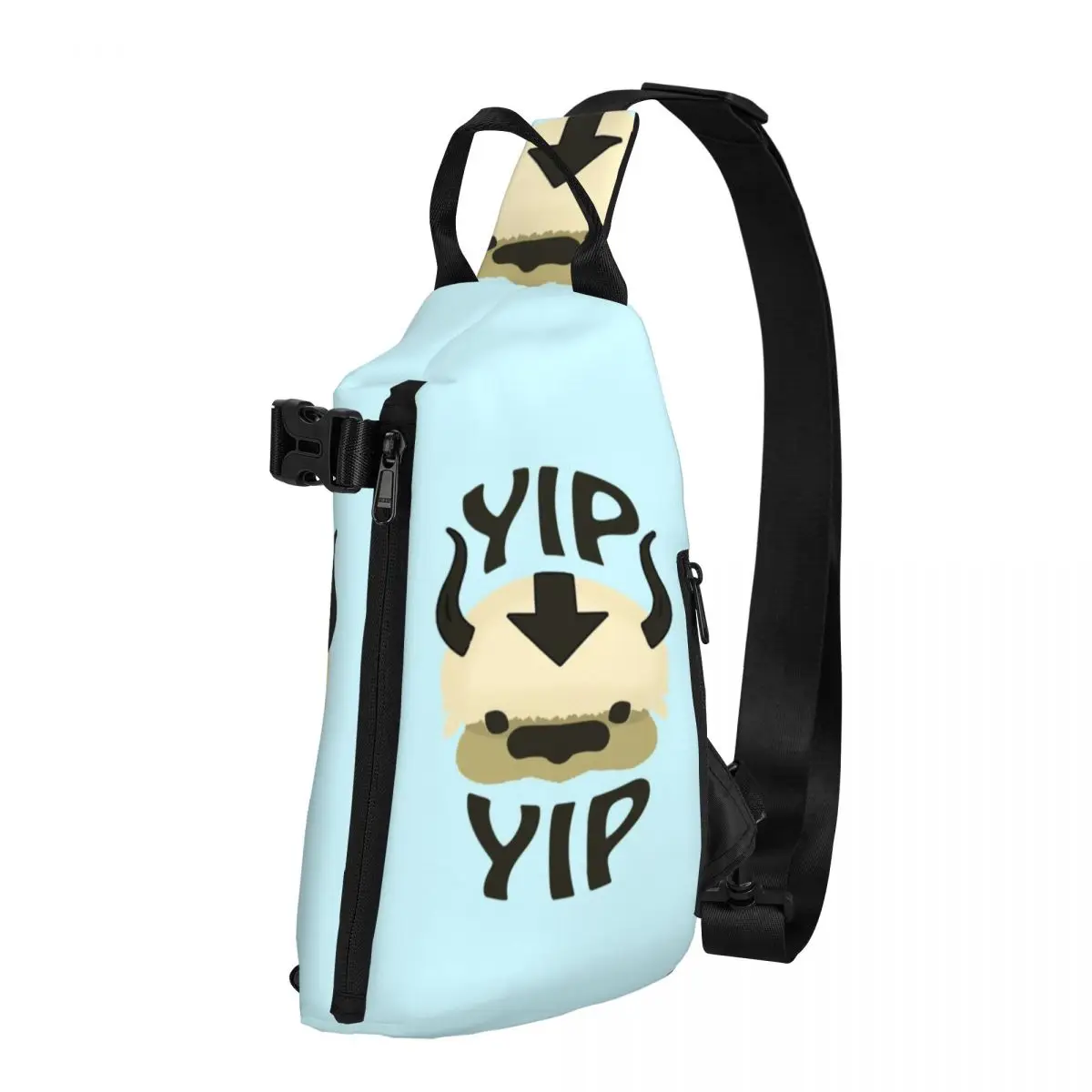 YIP YIP APPA Avatar The Last Airbender Shoulder Bags Tv Show Cool Chest Bag Travel Streetwear Sling Bag School Print Small Bags