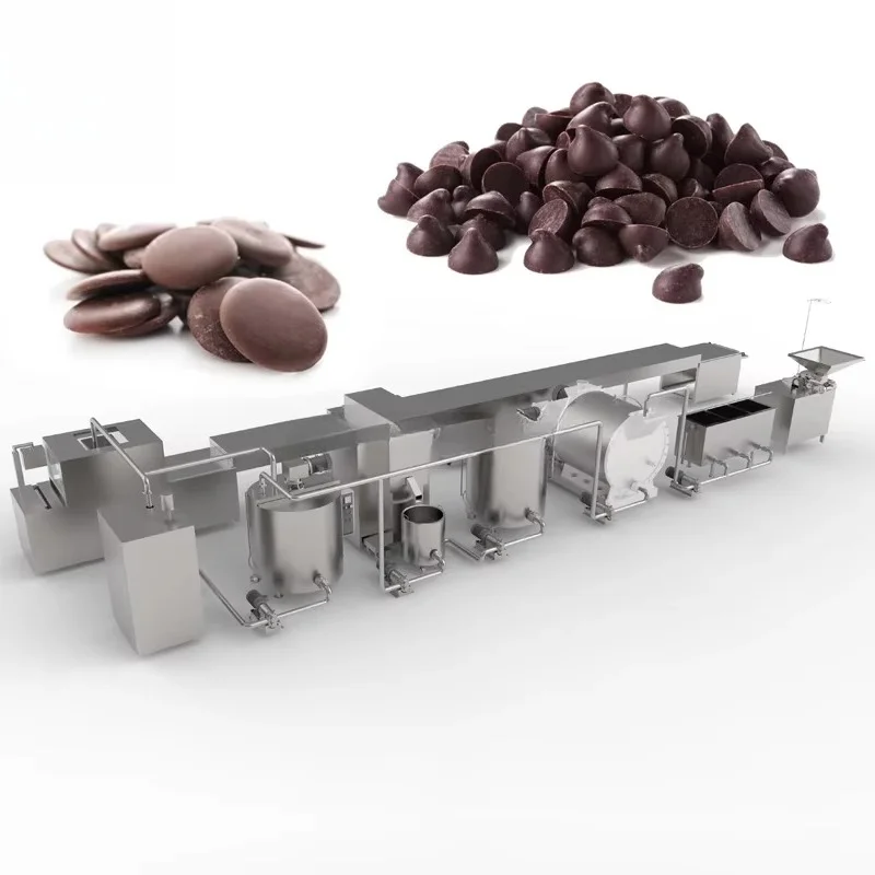 Automatic Chocolate Chips Production Equipment Commercial Chocolate Depositing Machine Confectionery Processing Solution