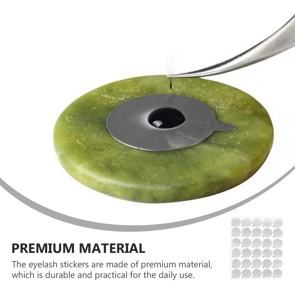 20 枚使い捨てまつげ接着剤ステッカーアルミ紙まつげエクステンションテープ