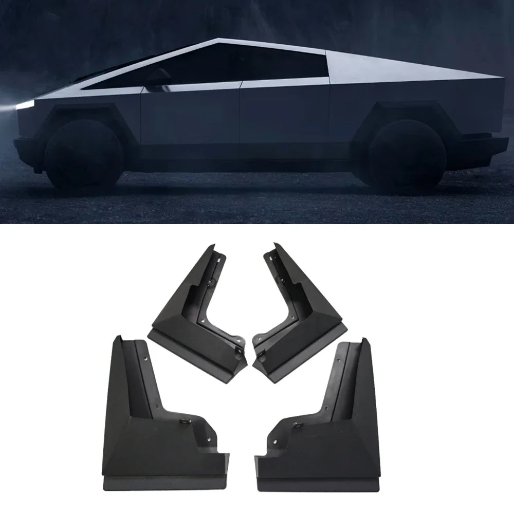 

Mud Flaps Fit for 2024 Tesla Cybertruck Splash Guards Matte Fender Splash Guards Exterior Accessories