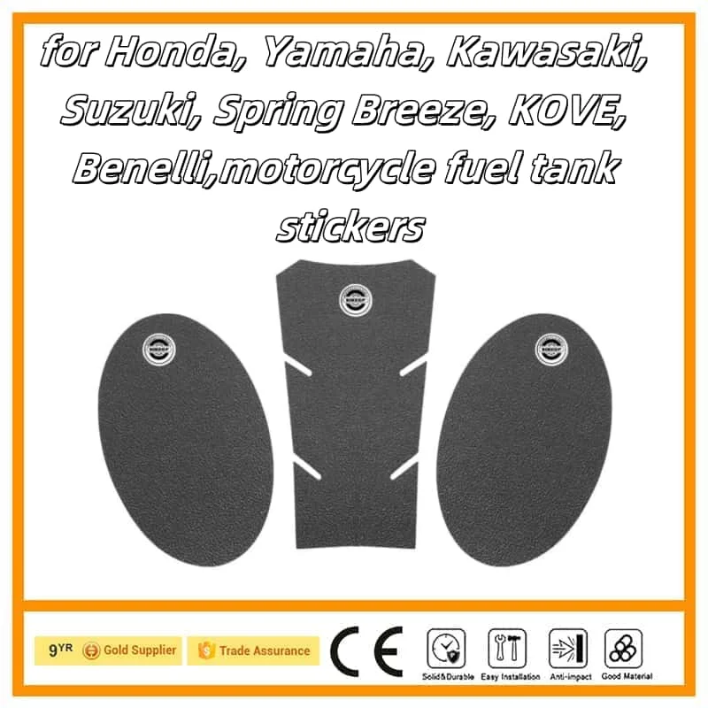 

Наклейка на мотоцикл, нескользящий бак, тяговая боковая накладка, защитная наклейка для Honda, Yamaha, Kawasaki, Suzuki, Benelli, CFMOTO