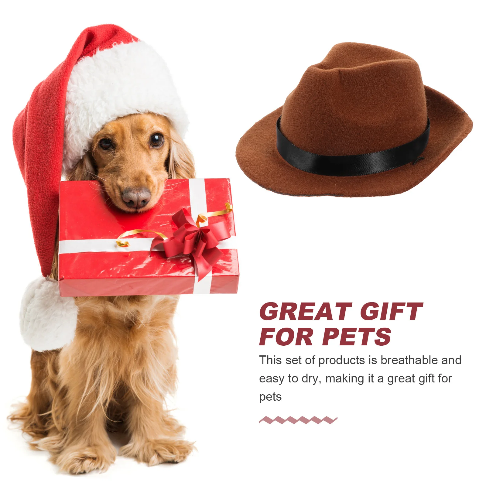 

Dog Denim Hat Decorative High-Grade Cotton Adjustable Strap Wear-Resistant Pet Hat for Party Festival Cosplay Birthday