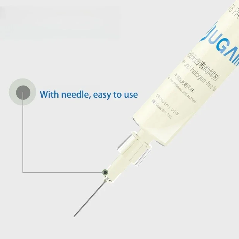 10cc fluxo de solda ferro de solda fluxo de solda reparação eletrônica de consumo pasta de solda para telefone led bga smd pga