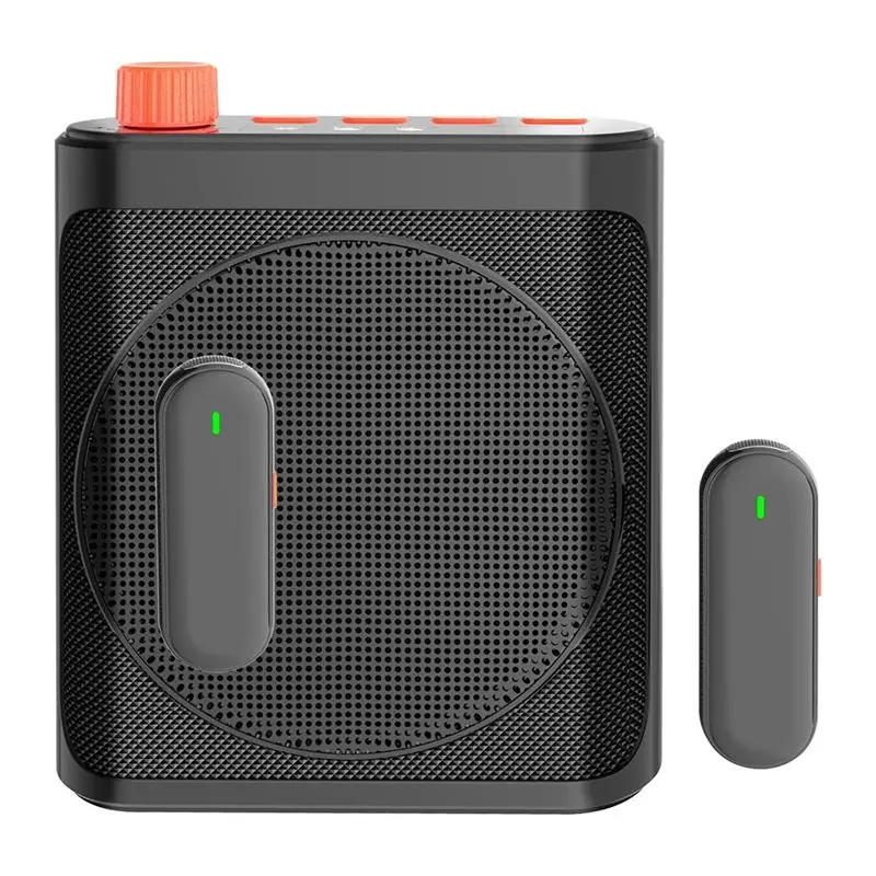 

[LXYA68Z!] Wireless Voice Amplifier With Lavalier Microphone, Mini Portable Megaphone Speaker For Teacher, Speaker, Trainer, Coa