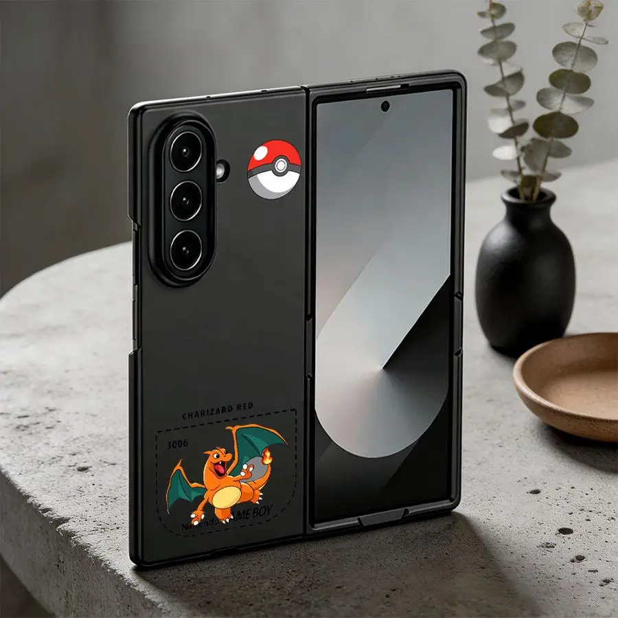 Phone Cover Case for Samsung Galaxy Z Fold 8 Ultra Z Fold 7 6 5 4 3 ZFold3 ZFold6 ZFold5 ZFold4 ZFold7 Art P-Pokemons Pixel