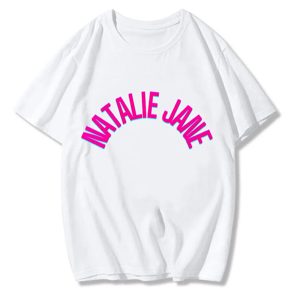 Natalie Jane T-shirt Short Sleeve Gothic Cotton Tee-shirt Funko Pop Aesthetic Punk Tshirt Sudaderas Cotton High Quality Clothing