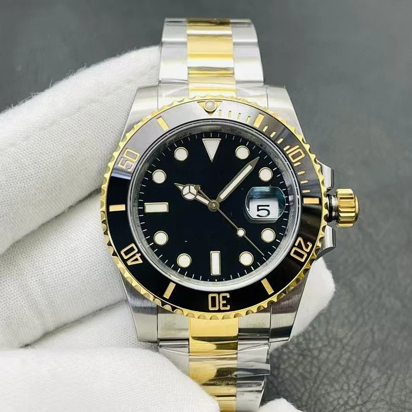 

Factory Wholesale Stainless Steel 41mm Submarine Mechanical Watch, Luxury Designer Sapphire Crystal Waterproof Watches for Men