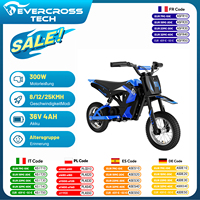 EVERCROSS TECH children's electric Motorbike EV12M-motor 300W, Max speed 25 km/h, autonomy 15 km, 12-inch tires