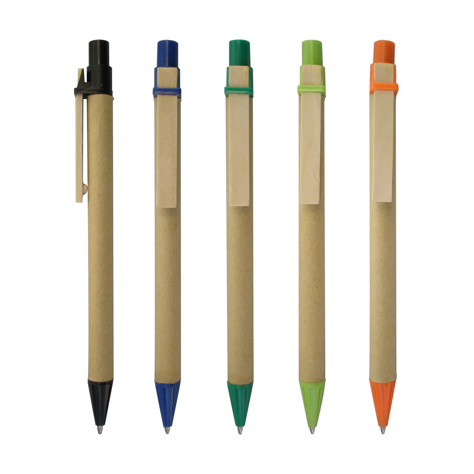 Lot 100pcs Wooden Clip Eco Paper Ball Pen Green Concept Environmental Friendly Ballpoint Customized Promotion Logo Print Gift