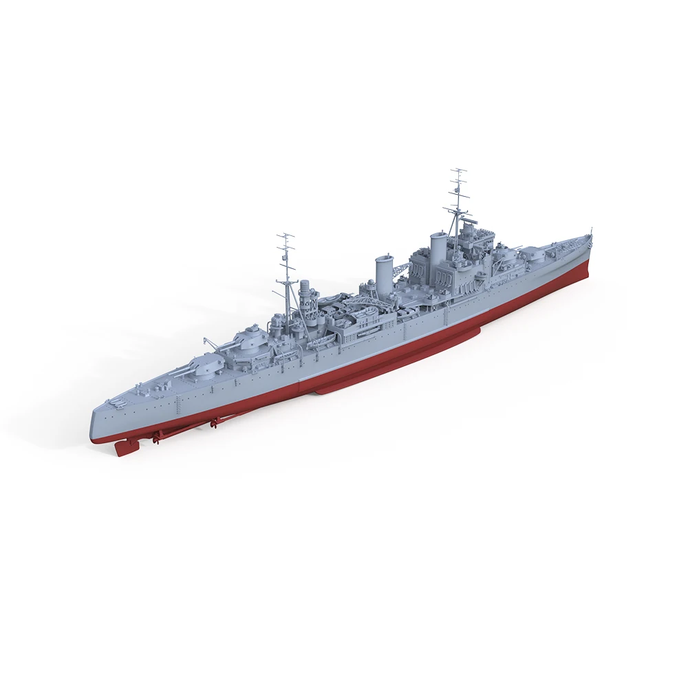 SSMODEL SS2000562/S 1/2000 Military Model Kit HMS London Cruiser 1945 Full Hull