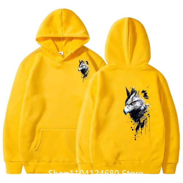 

Men's New Fashion Hoodie, Casual Everyday Drawstring Hoodie Sweatshirt, Front and Back Print, Front Kangaroo Pocket, Men's Hoodi