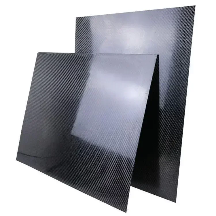 200mm×400mm  Real Carbon Fiber Plate Panel Sheets 0.5mm 1mm 1.5mm 2mm 3mm 4mm 5mm thickness Composite Hardness Material for RC