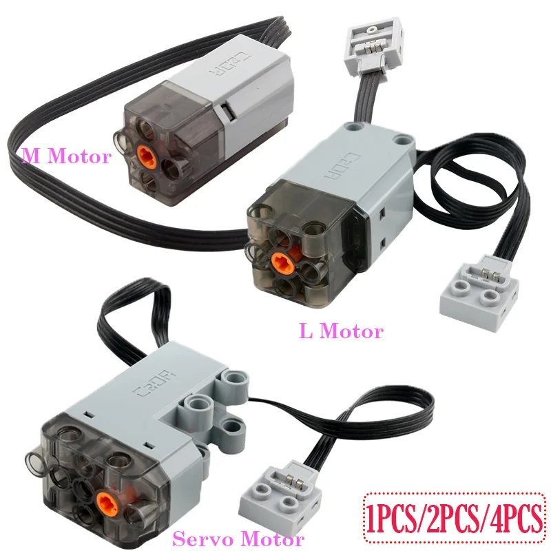 

Power Functions Technology Building Blocks Parts Second Generation Pro M/L/Servo Motor Assembly DIY MOC Bricks Toys Accessories