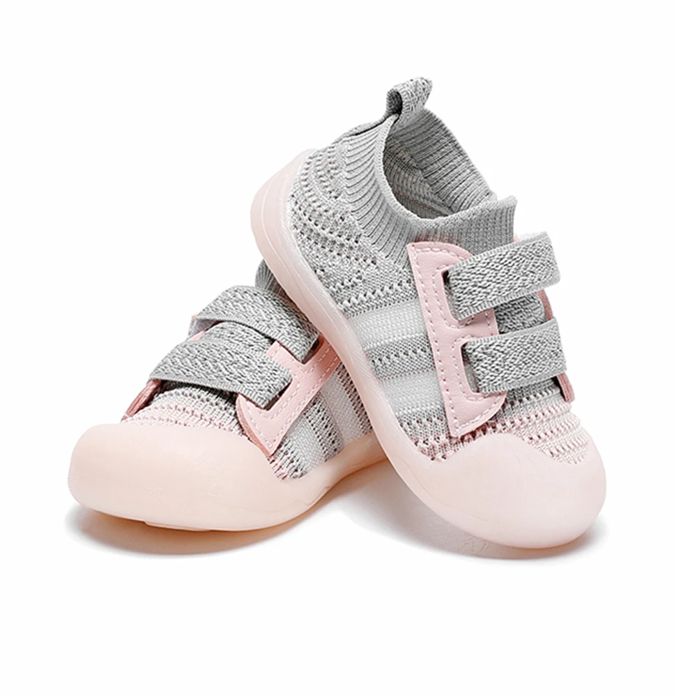 Baby Boys Girls Toddler Shoes Soft Bottom Breathable Flyweave Mesh Sneakers