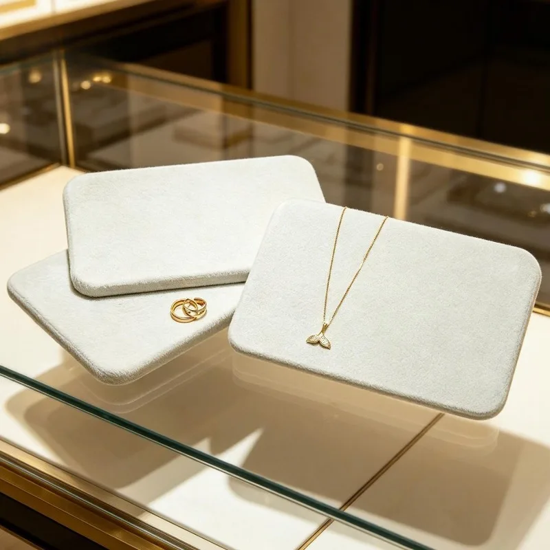 Minimalist Jewelry Tray Multipurpose Luxury Pendant Tray Modern Earrings Necklaces Organizer Trays Jewelry Display Counter