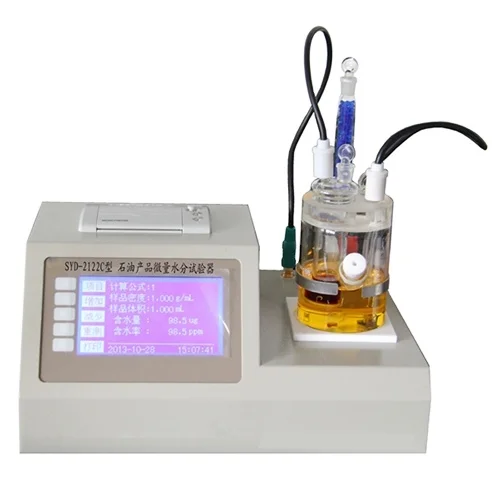 CHINCAN SYD-2122C Coulometric Karl Fischer Titrator 0.0001% (1ppm) to 100% Water Content Tester
