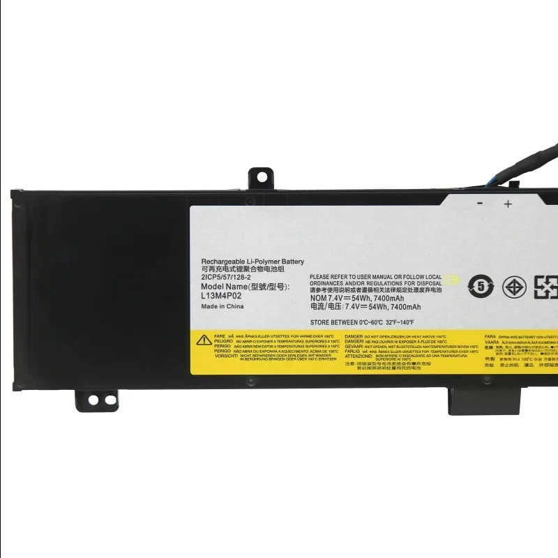 Laptop Battery L13M4P02 L13N4P01 For Erazer Y50-70 Y70-70 Y70 Y50P-70 121500250 Series Tablet PC 7.4V/7400mAh/54WH