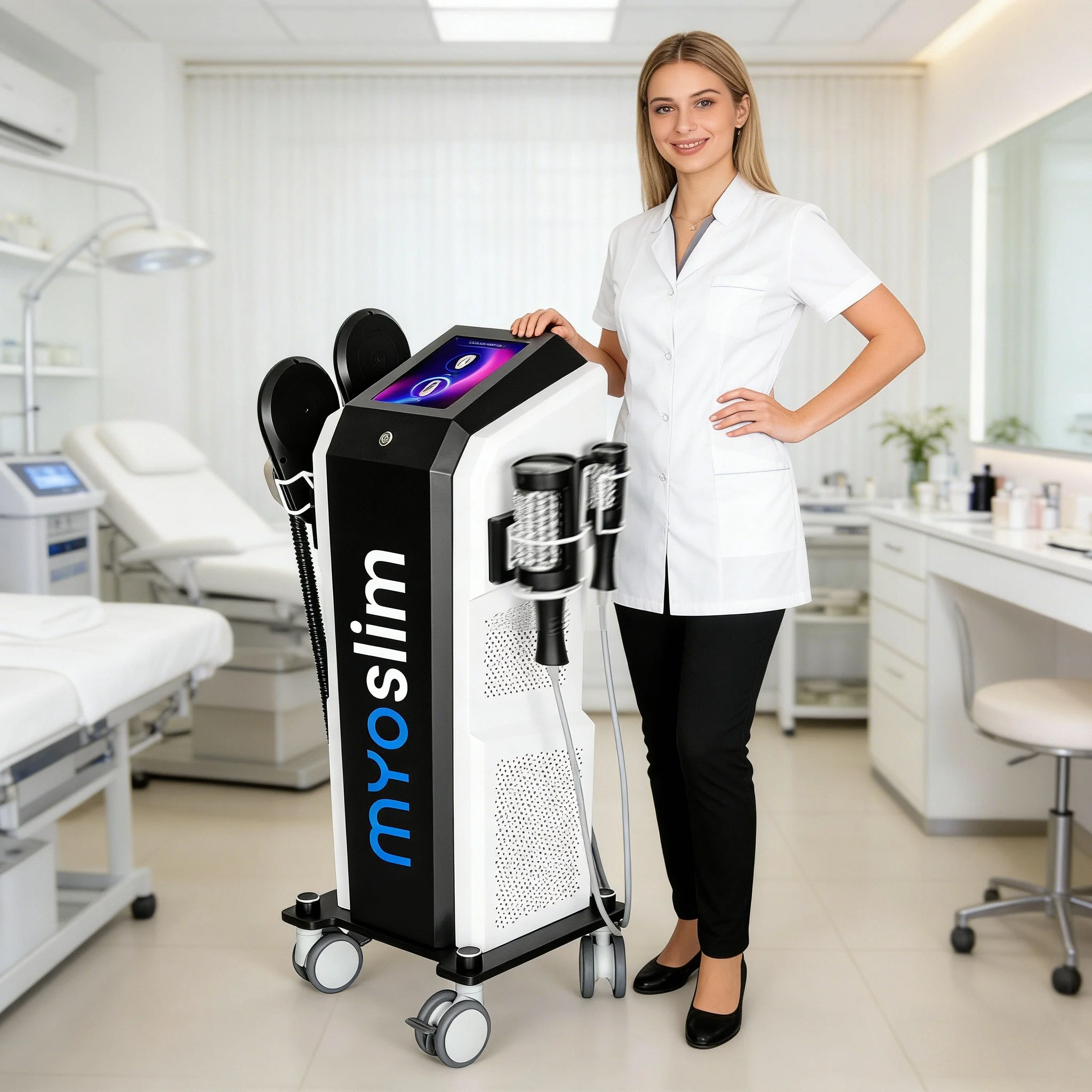 

EMS nouveau 15 Tesla 6500W salut-Emt MYOslim Portable minceur musculaire et perte de poids gravure corps sculptant Machine Salon