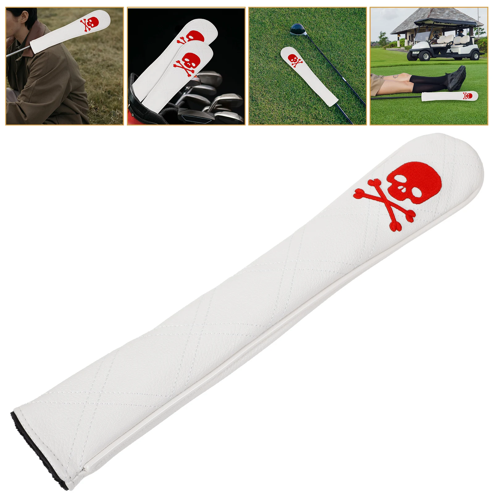 

Golfs Club Head Lightweight Putter Protector Wear-Resistant Pu Anti-Scratch Golf Club Cover Portable Professional Head