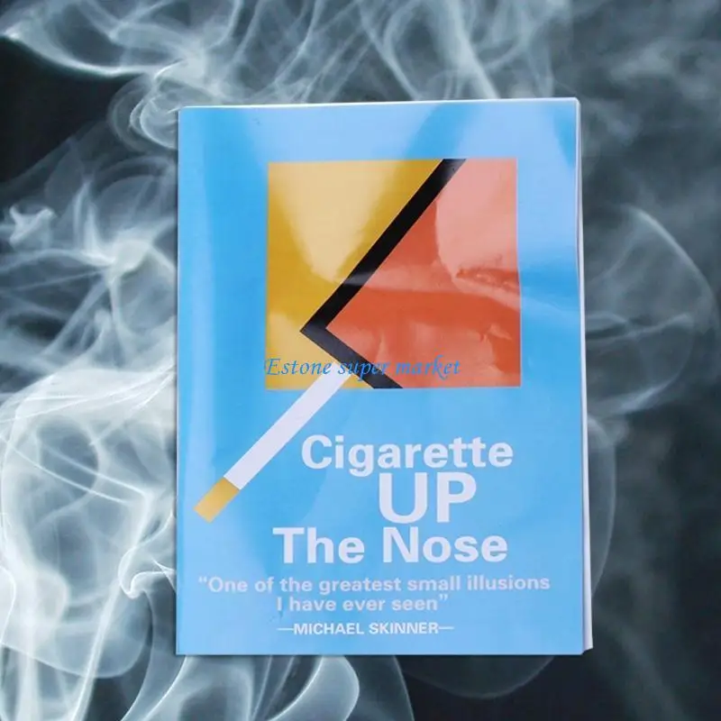 

090B Illusion Props Close Up Gimmick Toy Cigarette into The Nose Stage Props
