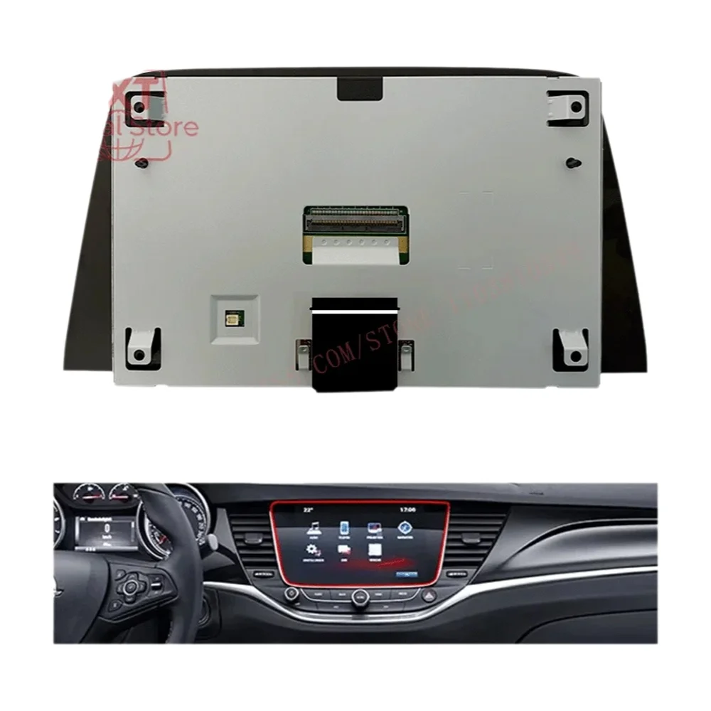 Oryginalny 8-calowy wyświetlacz LCD LQ080Y5DZ10 LQ080Y5DZ06 09 do Astra K, nawigacji samochodowej DVD GPS — 2