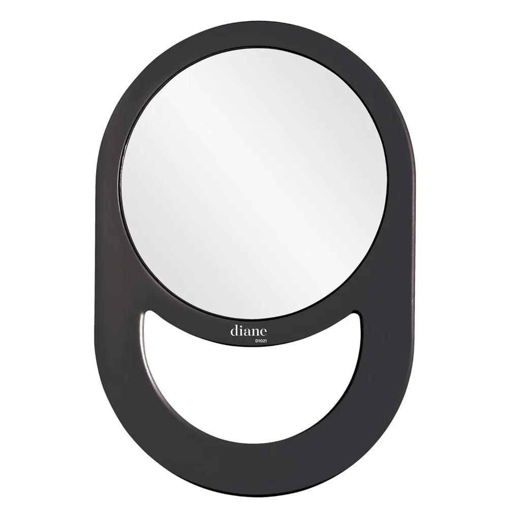 

Single sided hand mirror with handle, suitable for salons, hairdressing, beauty, makeup, shaving