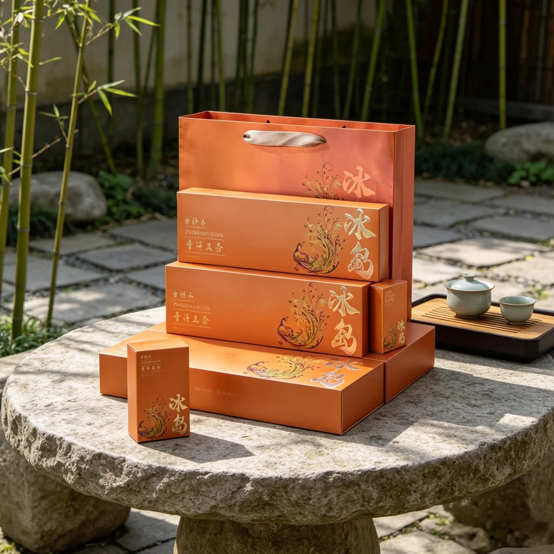 Authentic Yunnan Pu Erh Ripe Tea Multiple Types Of Tea Gift Box Gift Bag Iceland Ripe Pu Erh Strong Aroma Boutique Gift Box