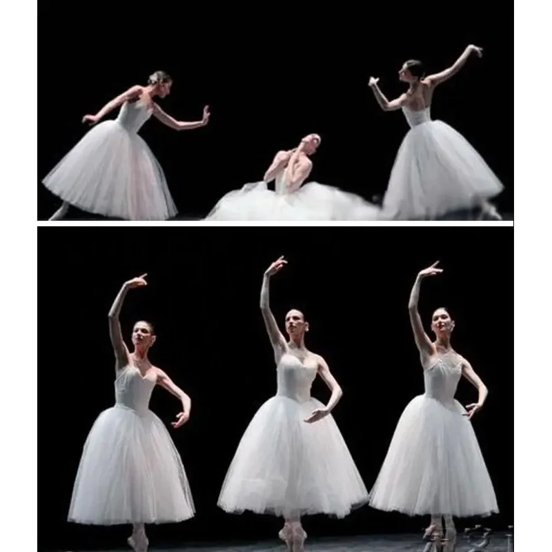high quality Long Adult Children Ballet Tutu Dress Party Practice Skirts Clothes Fashion Dance Costumes