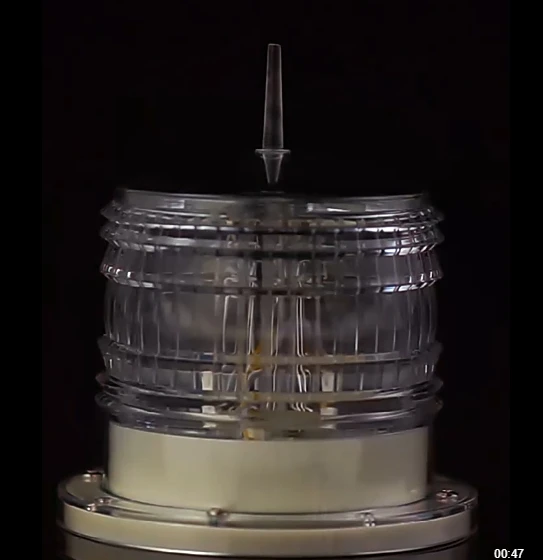 

Marine Solar LED Signal Light, Flash Warning, Aviation Obstruction Light