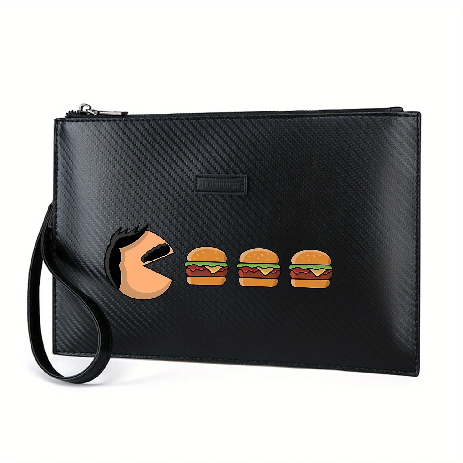 حقيبة يد رجالية من البولي يوريثان مطبوعة أنيقة وعملية للحمل اليومي