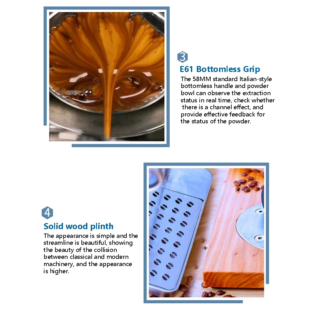 Zxs-espresso-2 macchina da caffè tipo carrello macchina per caffè espresso semiautomatica macchina da caffè manuale commerciale portatile 1-16bar 100