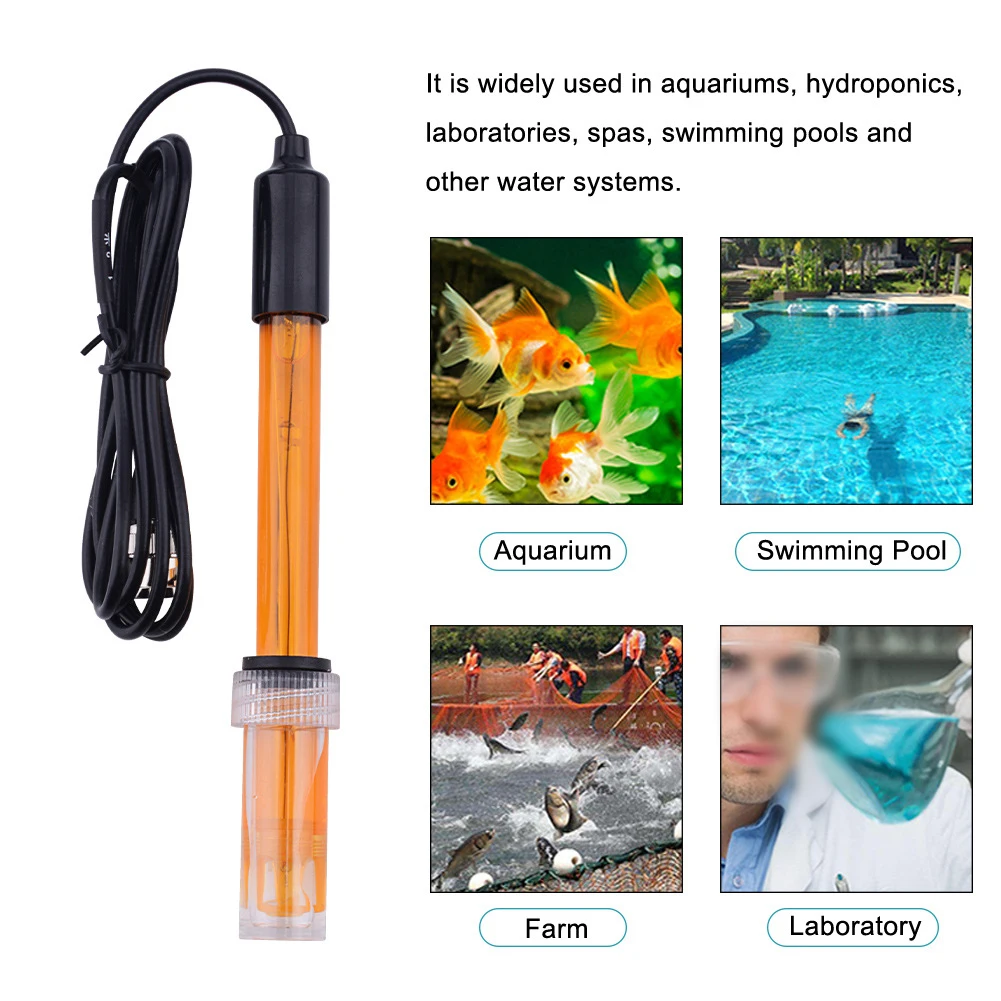 1 Pc ORP Meter Replacement Probe Electrode With BNC Q9 Connector For Redox Potential Sensors Electrode Probe Tool Accessories