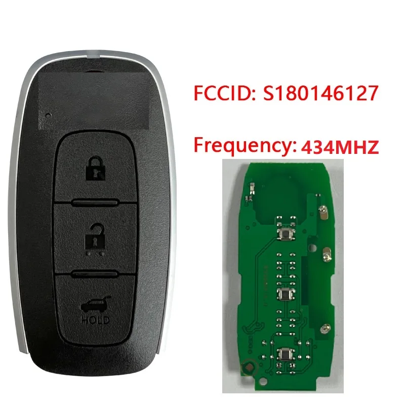 

CN027100 FCC KR5TXPZ3 S180146127 For N-issan Rogue Kicks Versa Ariya Pathfinder 2022+ Smart Key Remote 433 MHz 4A Chip