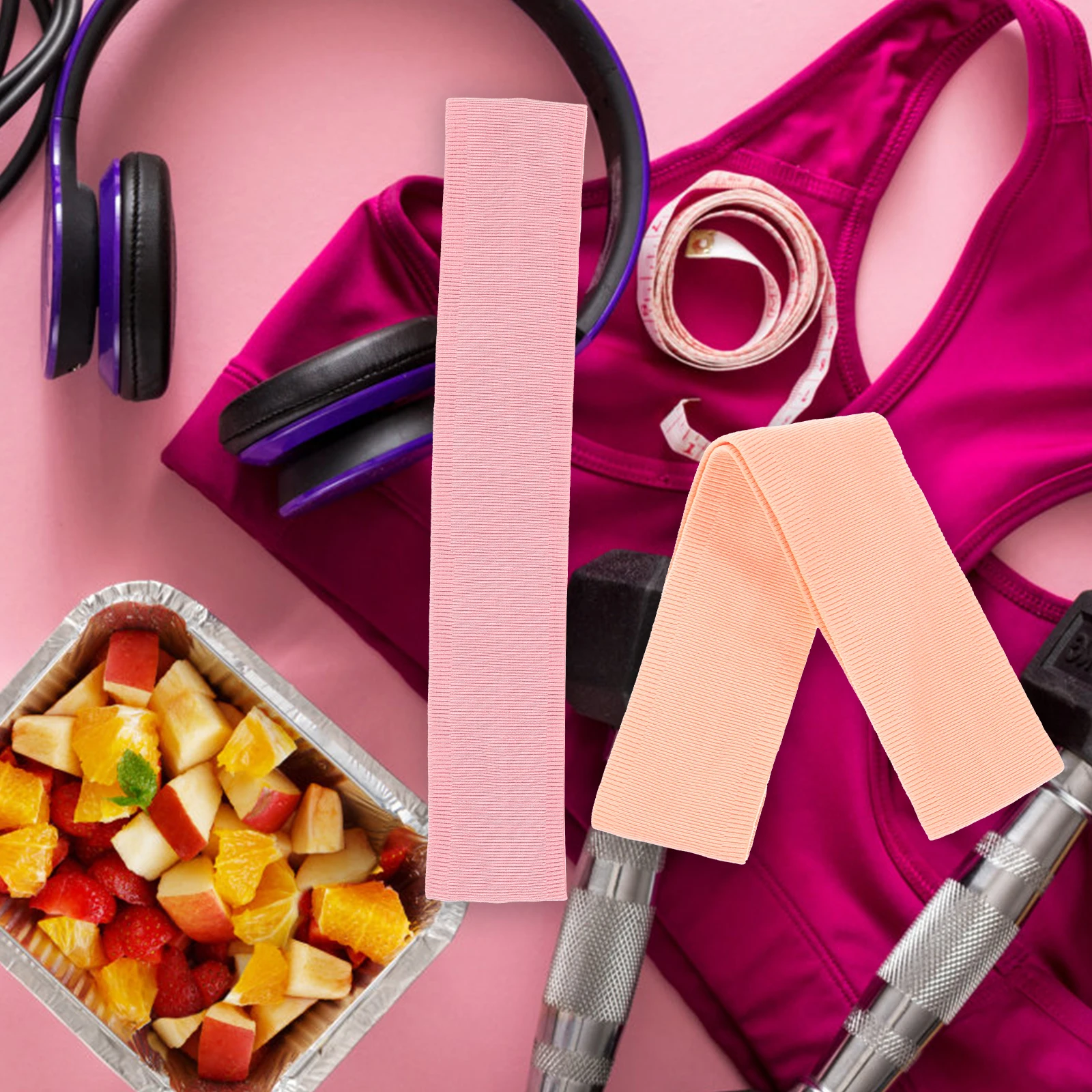 

2Pcs Sports for Men Women Sweat Absorbing Quick Yoga Fitness Headb Yoga Running Hair B