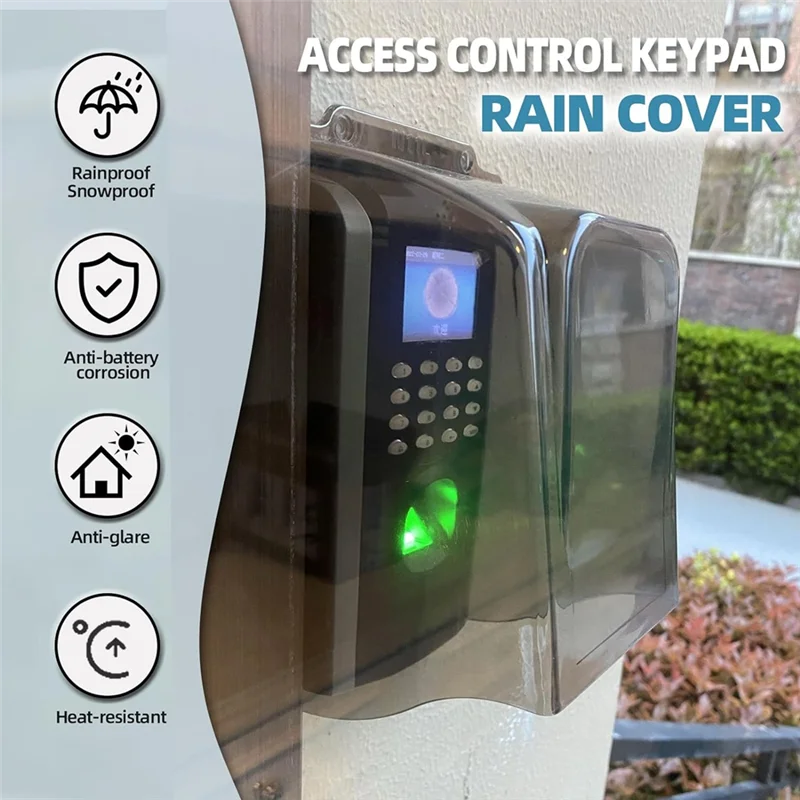 A003 Plastic Lengthen Doorbell Rain Cover, Doorbell Waterproof Cover Weatherproof Protector Doorbell Attachment
