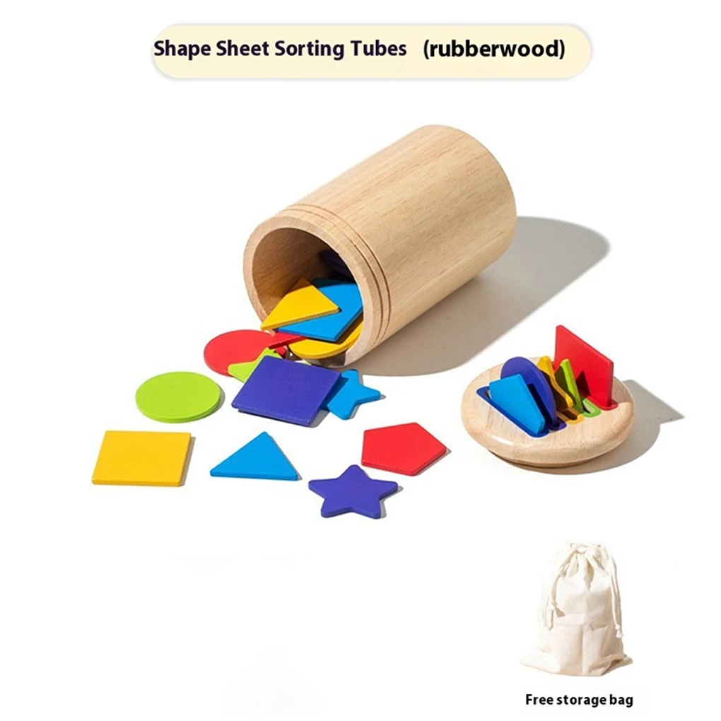 일치 정렬 스틱 균형 장난감 몬테소리 색상 나무 일치하는 장난감 모터 기술 수학 학습 교육 장난감 아이를위한