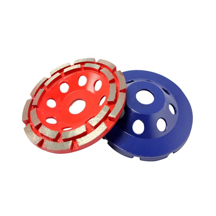 hit productDiamond Grinding Plate Disc Double Row Grinding Cup Wheel for Concrete Floor and Stone
