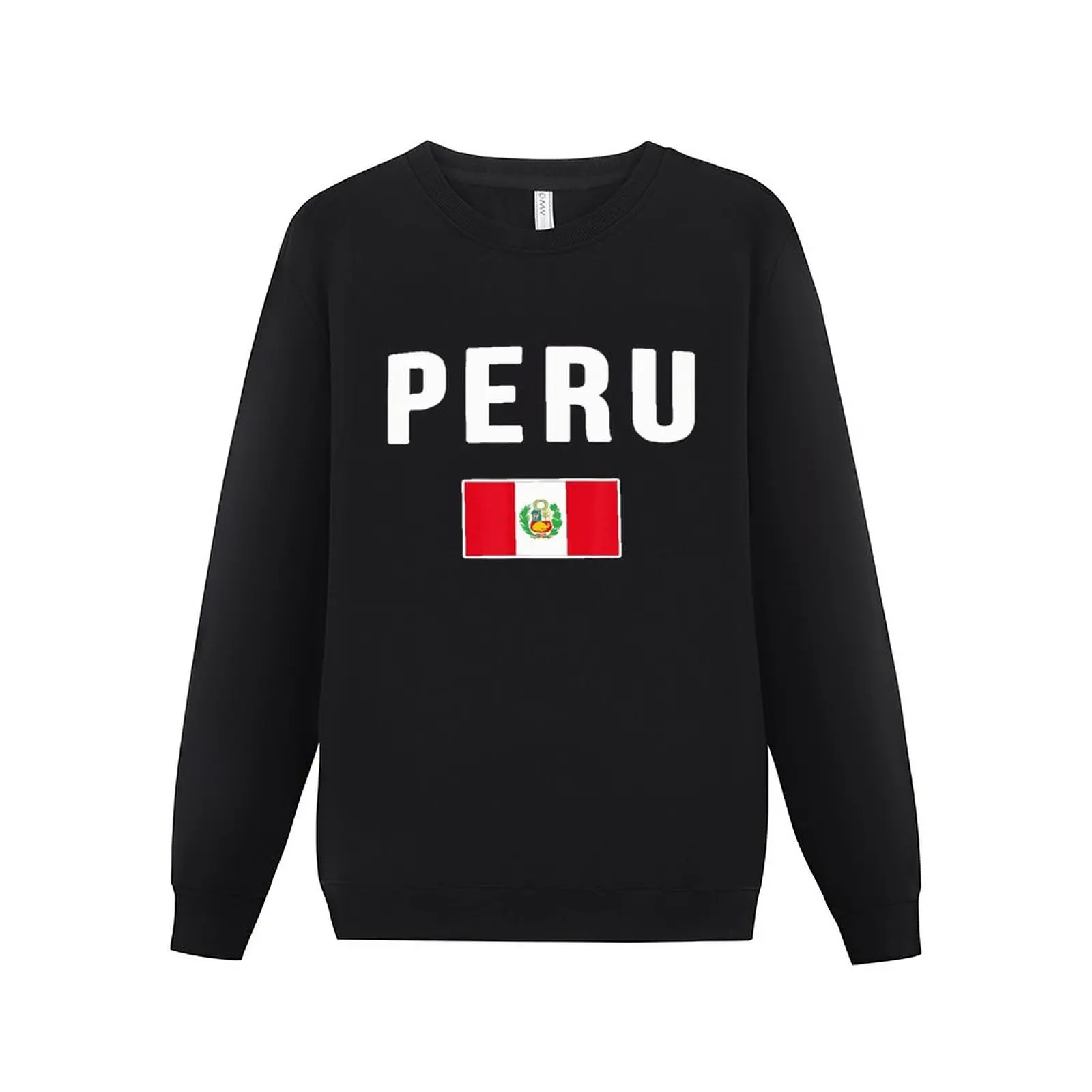 Men Women Hoodies Peru Flag Peruvian Emblem Hoodie Pullover Sweatshirts O-Neck Hip Hop Style Cotton Unisex