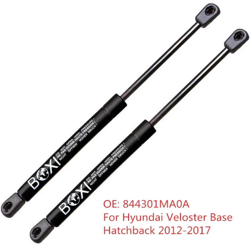 

BOXI 2 Pcs Hatchback Lift Supports for Hyundai Veloster 2012 2013 2014 2015 2016 2017 3-Door Hatch-With Added Spoiler 844301MA0A