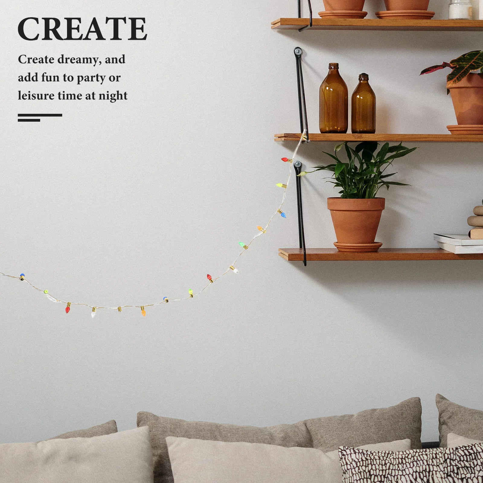 

20M 100Leds Fairy Lights: Energy Efficient Led String Lights For Bedroom Indoor Outdoor Decor Portable Operated