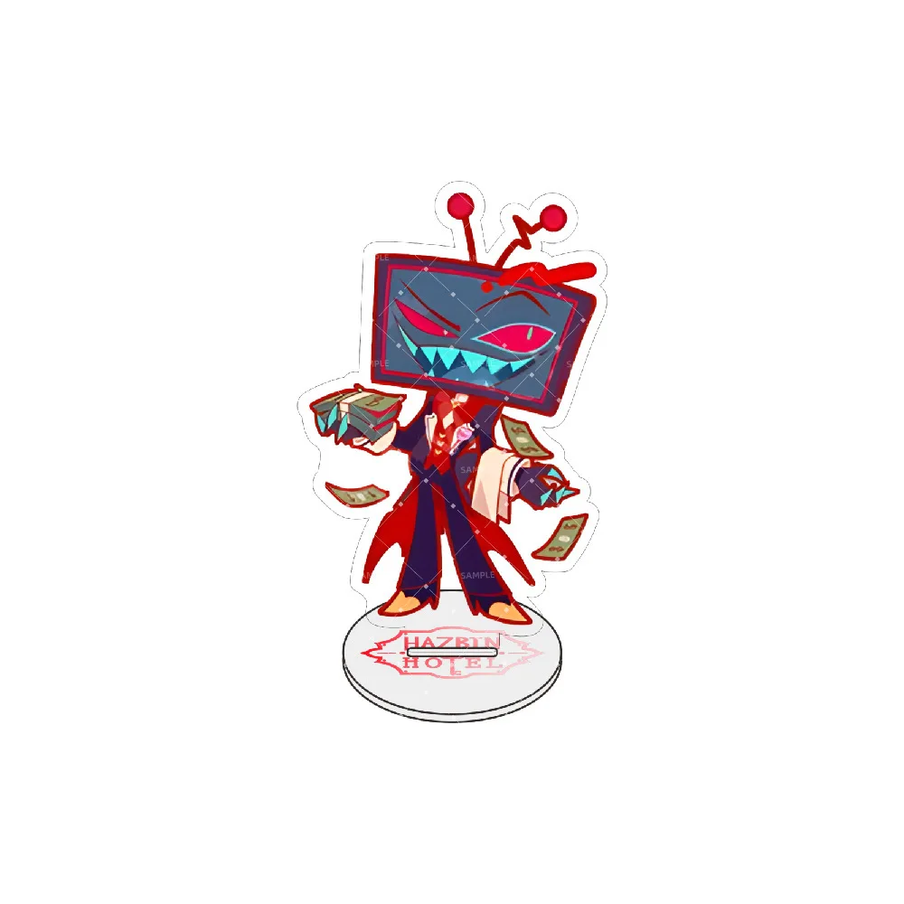 Hazbin Hotel Anime Figur Acryl Stand Alastor Charlie Morningstar Vaggie Engel Staubschale Niffty Spiel Fans Geschenk Ornamente – Detail 5